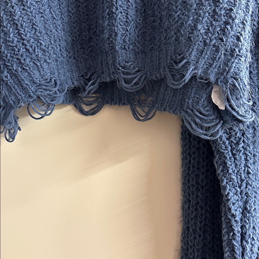 Missguided + Textured Blue Sweater Set - Picture 5 of 7